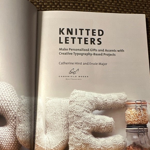 Knitted Letters Book - Picture 4 of 5